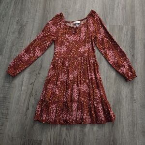 The Children's Place Floral Dress - Red and Pink